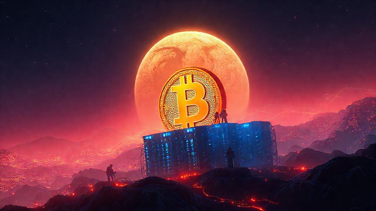 Bitcoin: un paisaje digital futurista