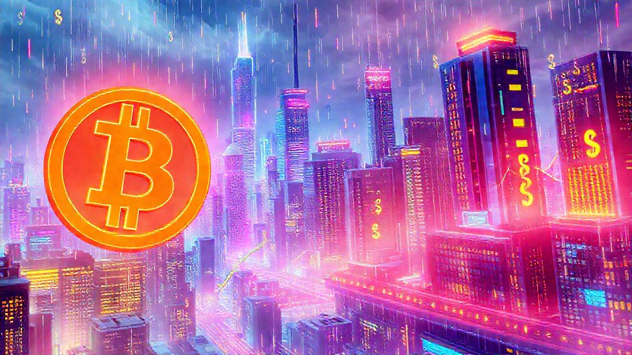 Ciudad futurista: cripto, dinero y ansiedad