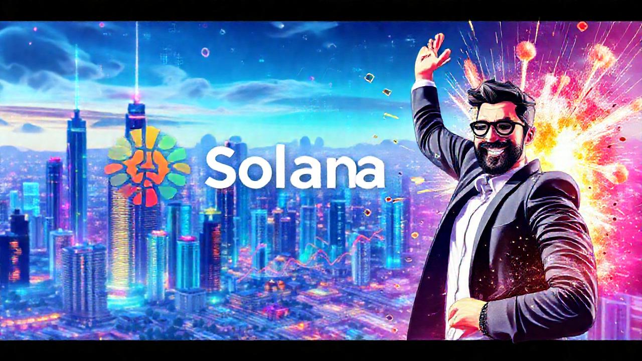 Solana impulsa el crecimiento cripto futurista