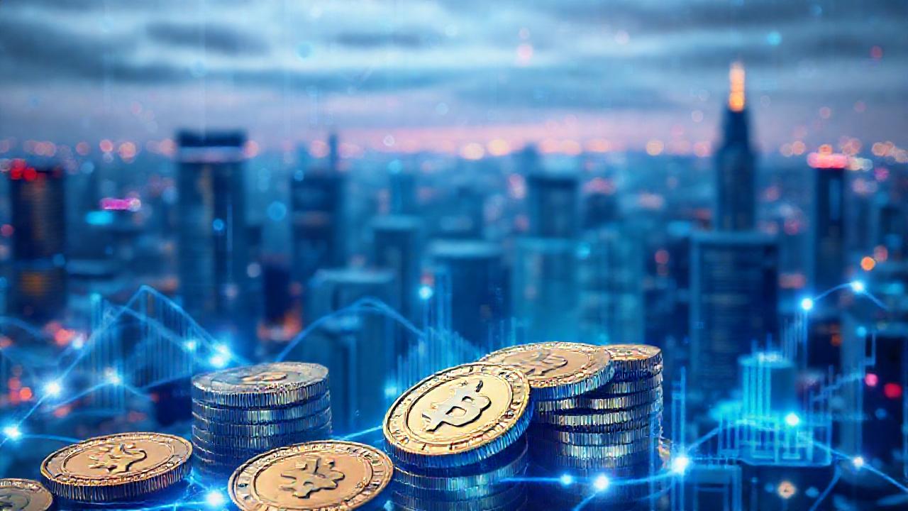 Criptomonedas visualizan estabilidad digital futurista