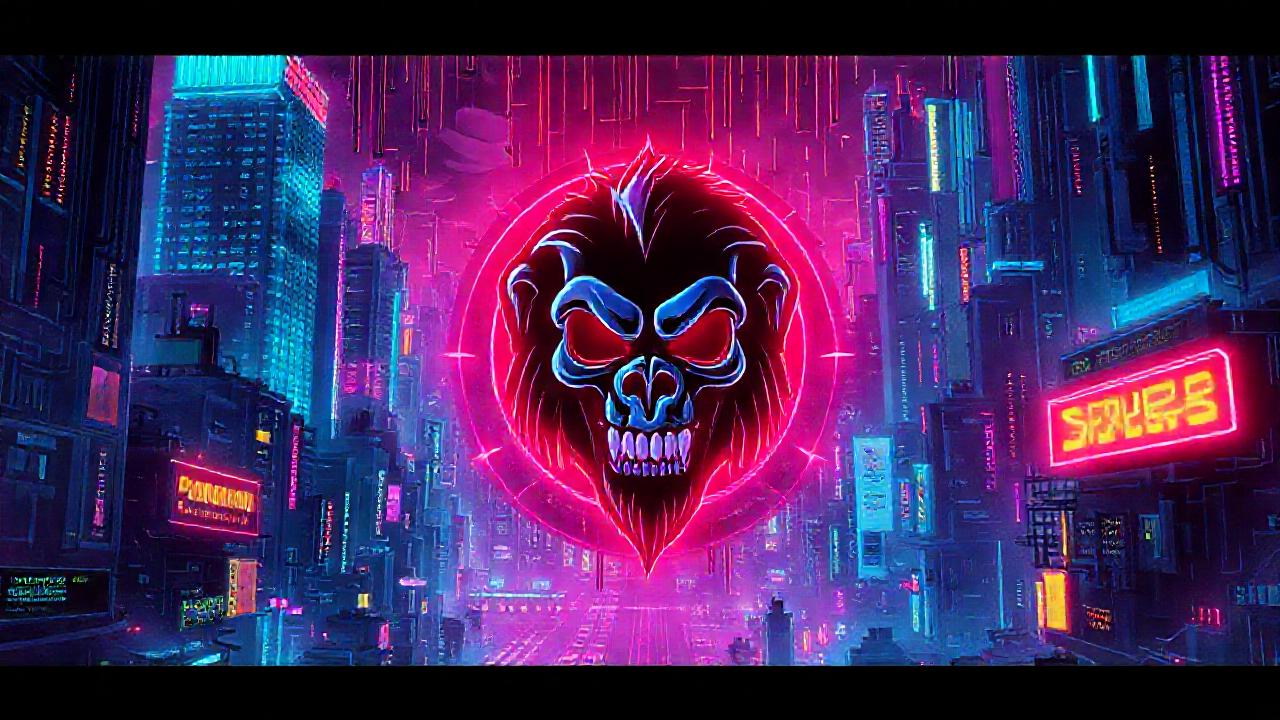 Ciudad cyberpunk digital