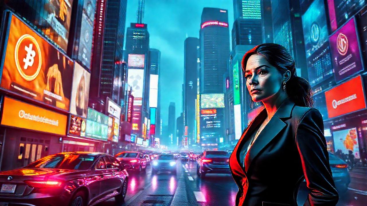Ciudad futurista, tecnología y negocios digitales