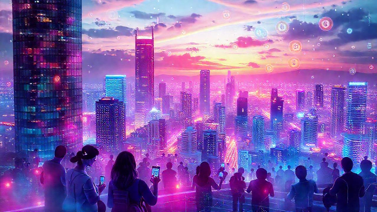 Ciudad futurista mexicana, fintech y optimismo