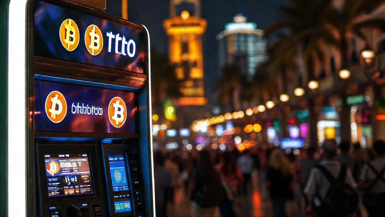 Un cajero futurista de Bitcoin en México