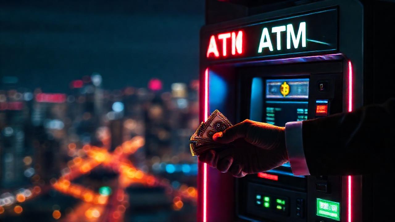 Cripto-ATM futurista intercambia bitcoins