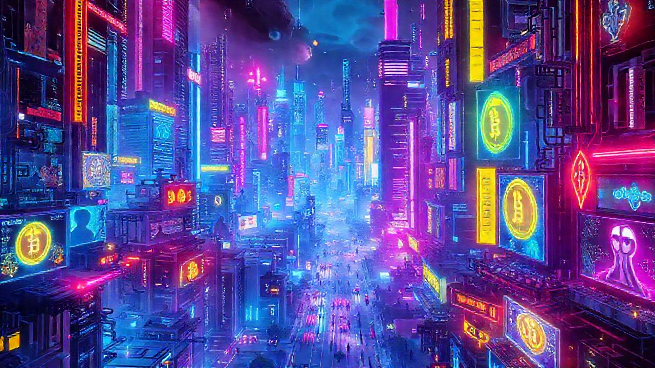 Cyberpunk digital: luces