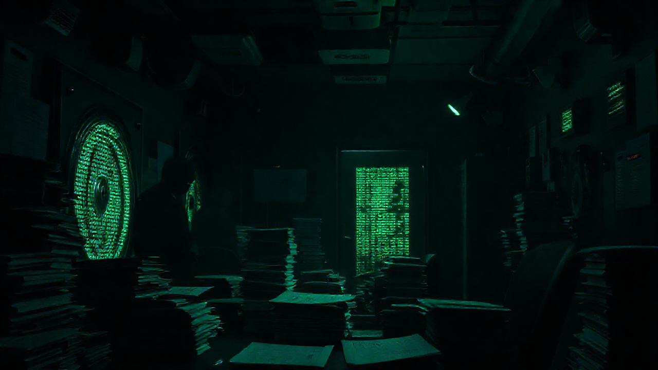 Un despacho oscuro guarda secretos digitales