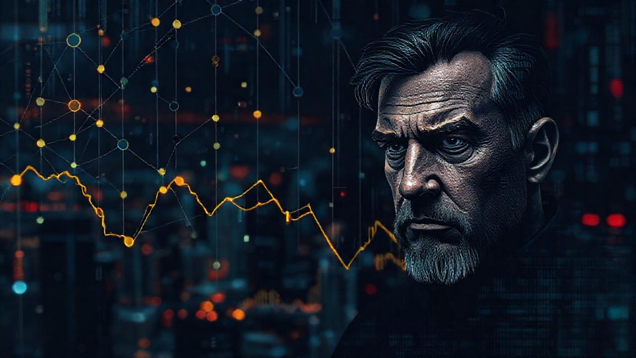 Red cripto descentralizada muestra caída