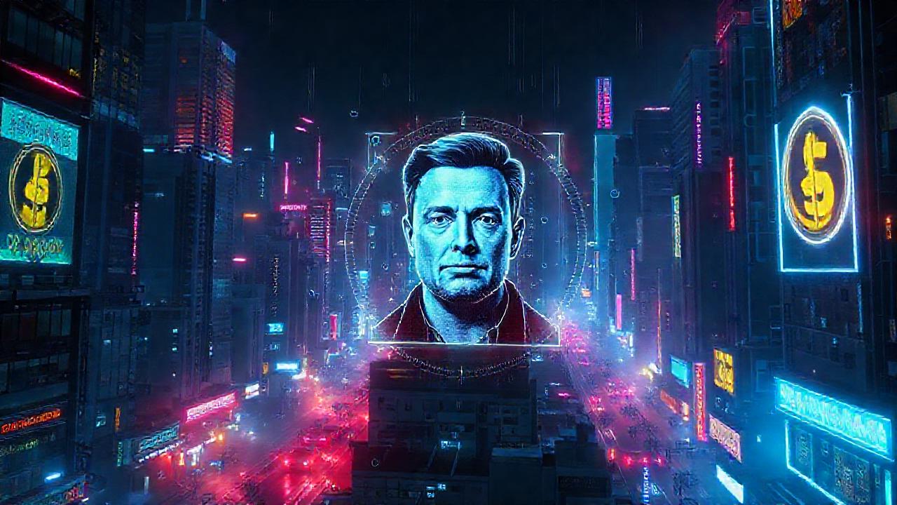 Ciudades cyberpunk futuristas con hologramas digitales