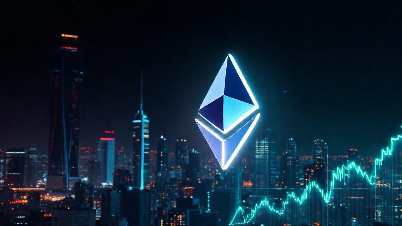 Ciudad futurista: cripto en ascenso y riesgo
