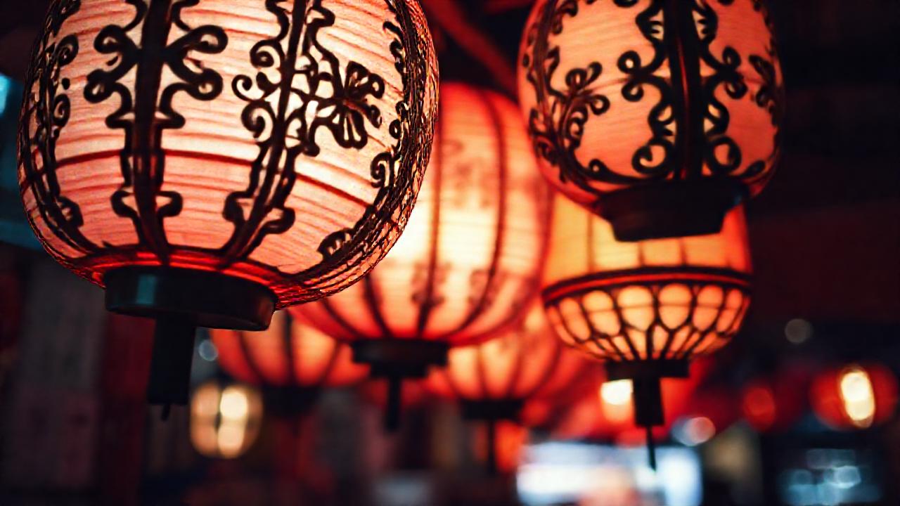 Farolillos japoneses: patrón