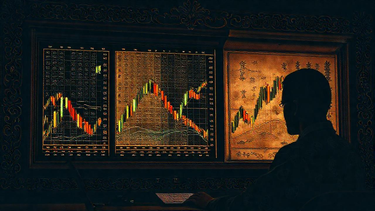 Gráficos japoneses reflejan el trading sereno