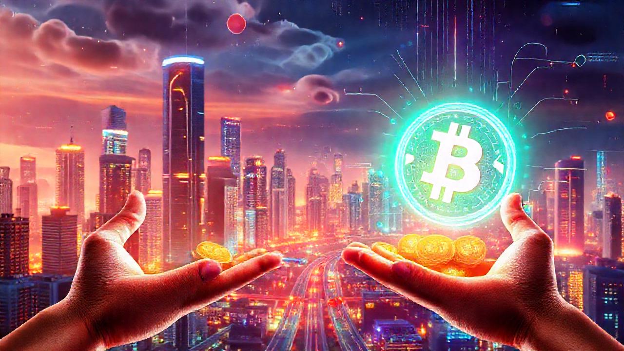Ciudad futurista digital