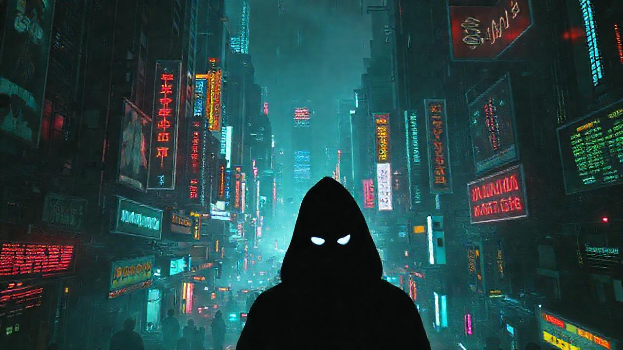 Ciudad cyberpunk digital