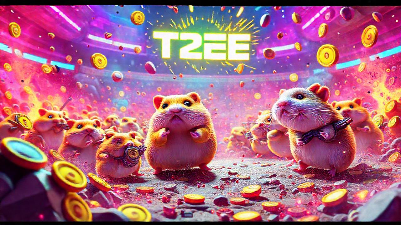Hamsters digitales luchan en cripto-arena