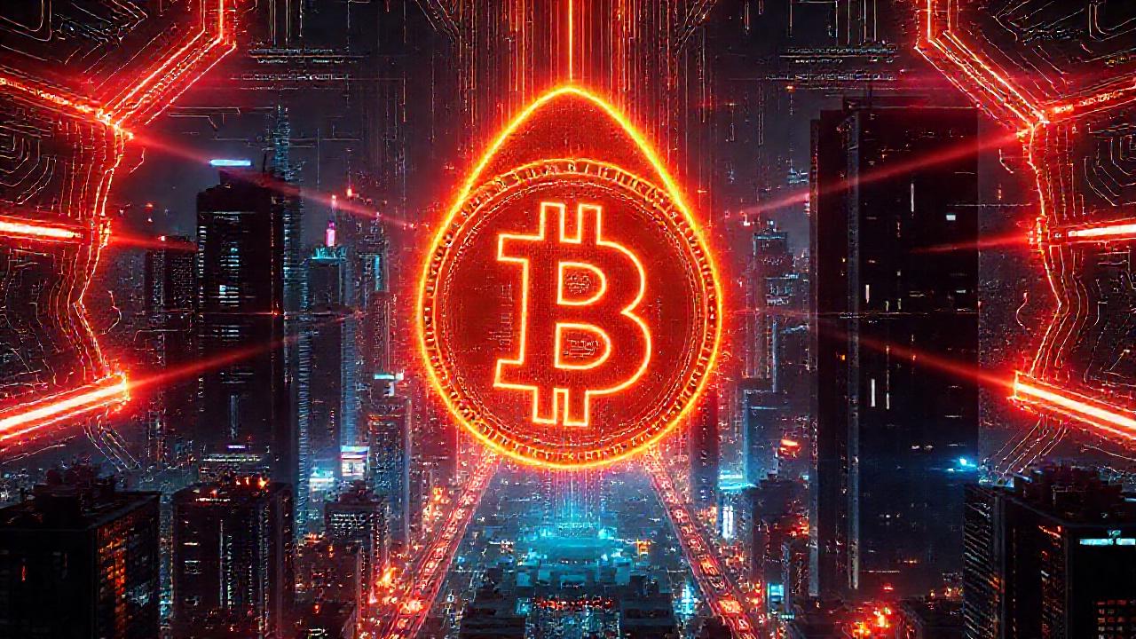 Ciudad futurista cuántica