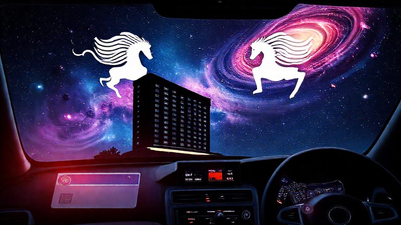 Geminis futuristas lujosos iluminan el camino