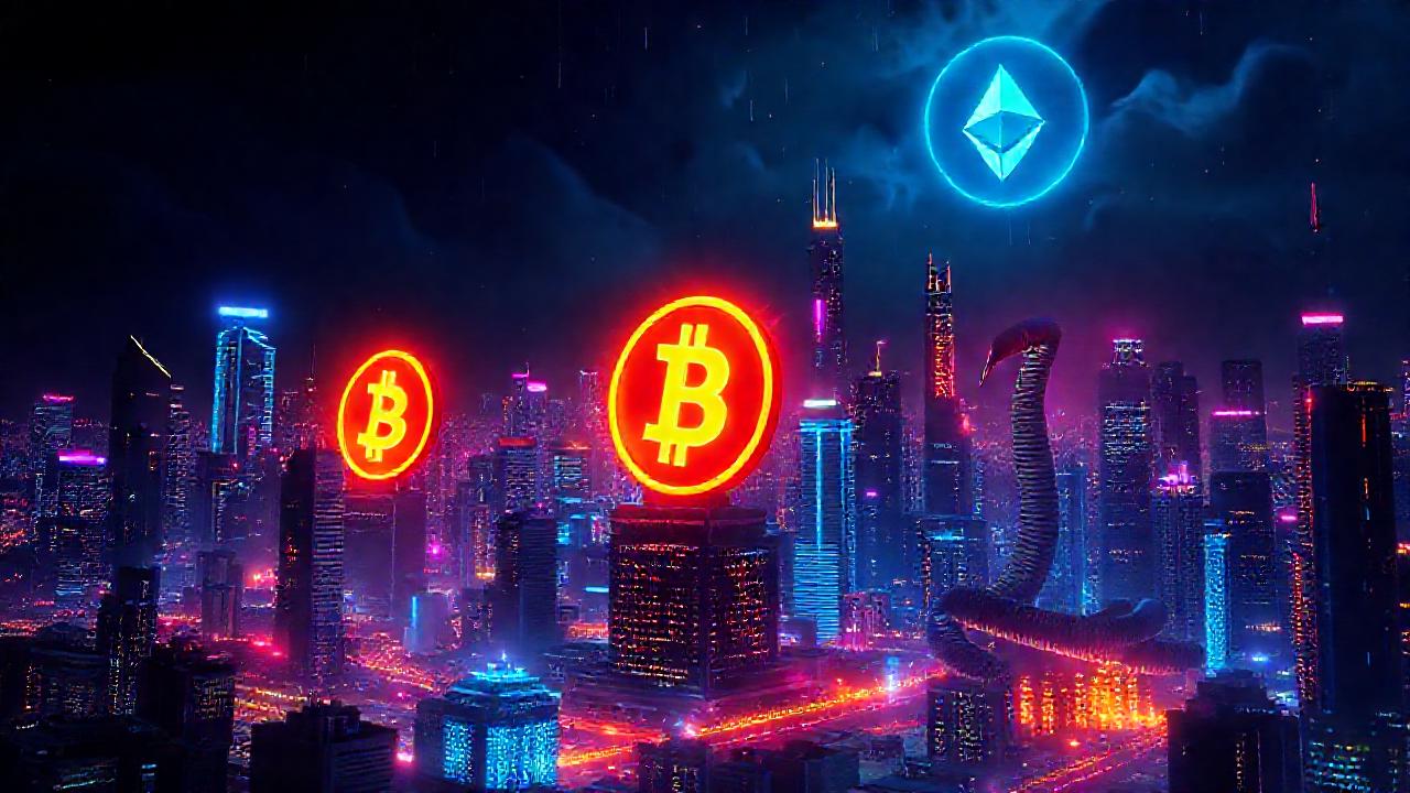Ciudad futurista digital