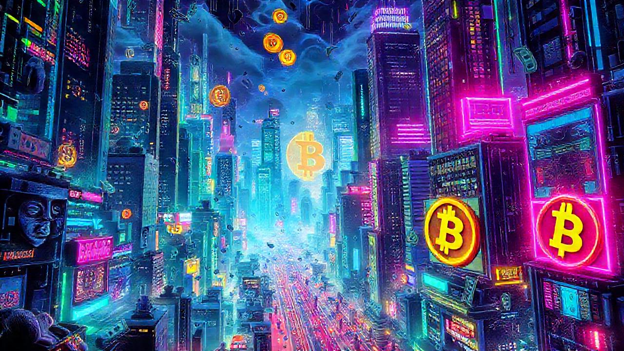 Una ciudad futurista refleja incertidumbre digital