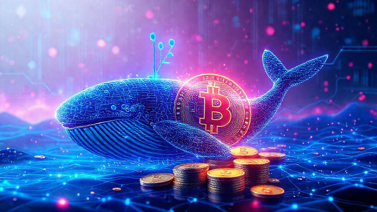 Bitcoin asciende en un flujo digital