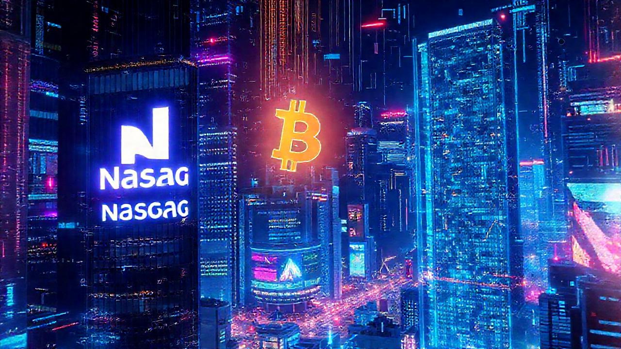 Ciudad futurista digital, datos y caos