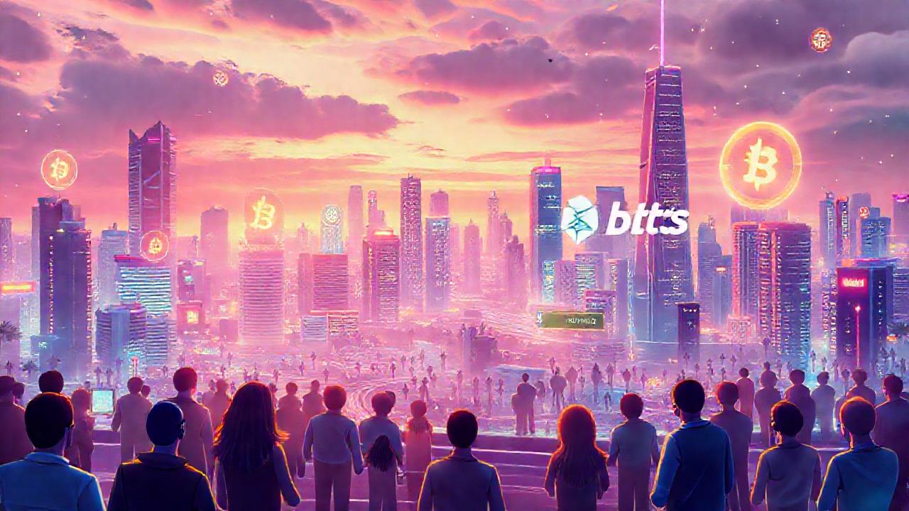 Ciudad futurista digital, pagos simplificados y vibrantes