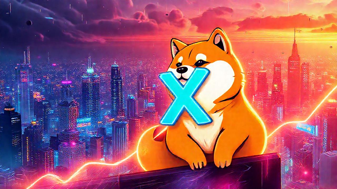 Criptodivisión digital futurista, optimista y vibrante