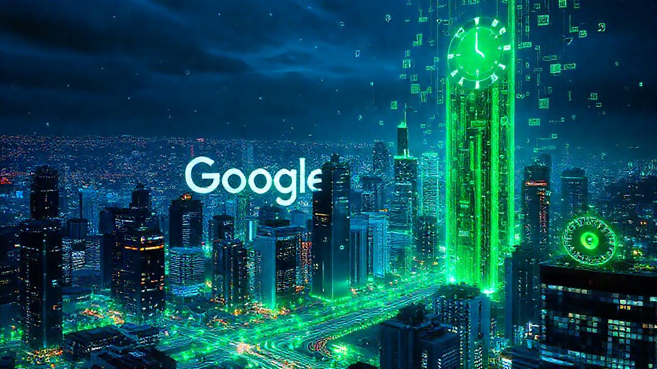 Ciudad futurista, blockchain y tokens digitales