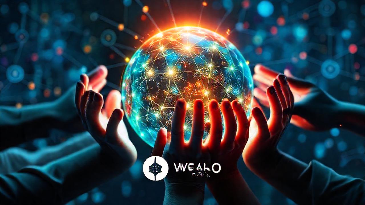 Una app comunitaria futurista y cripto
