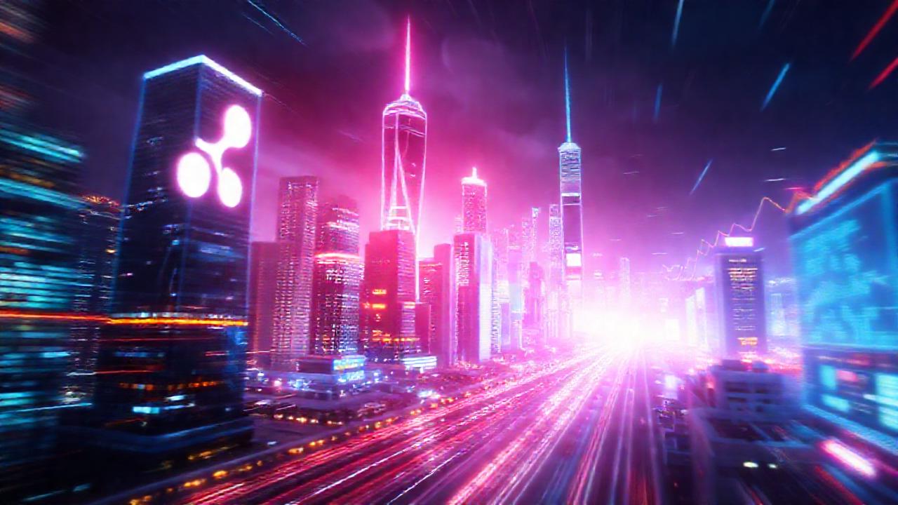 Ciudad futurista digital