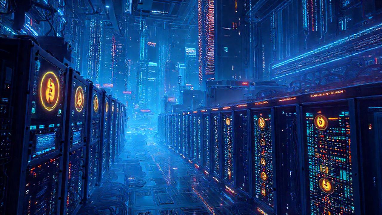 Ciudad cyberpunk digital